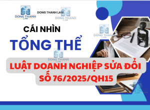 Cái nhìn tổng thể về Luật Doanh nghiệp sửa đổi số 76/2025/QH15